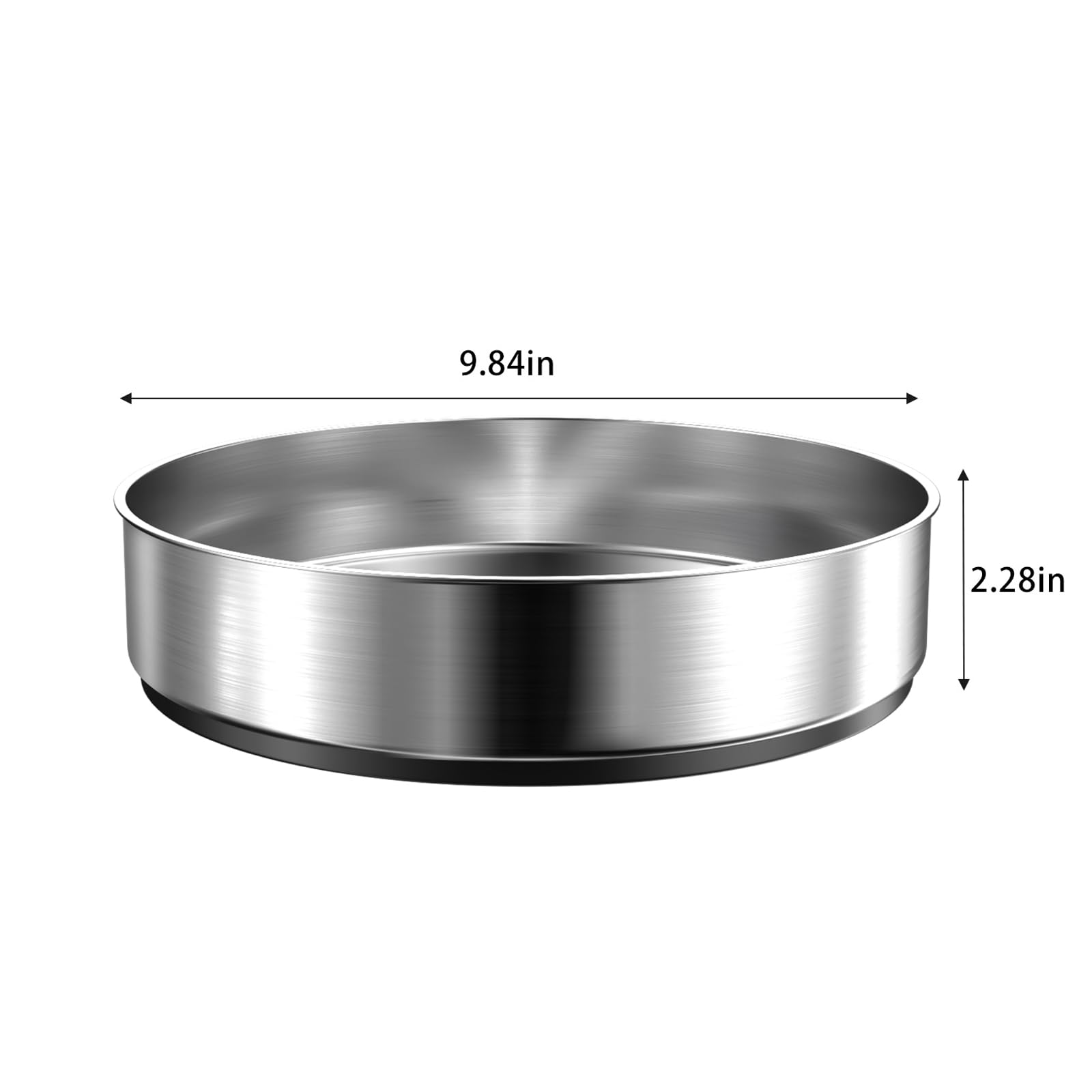 VAEHOLD corner cabinet lazy susan rotates smoothly for tight-space storage.