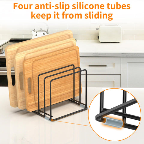 VAEKUCEAN sturdy powder-coated iron frame ensures lasting kitchen stability.