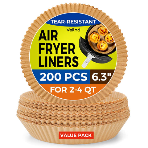 Vailnd air fryer liner, 6.3-inch bottom diameter, keeps Ninja AF101 basket clean