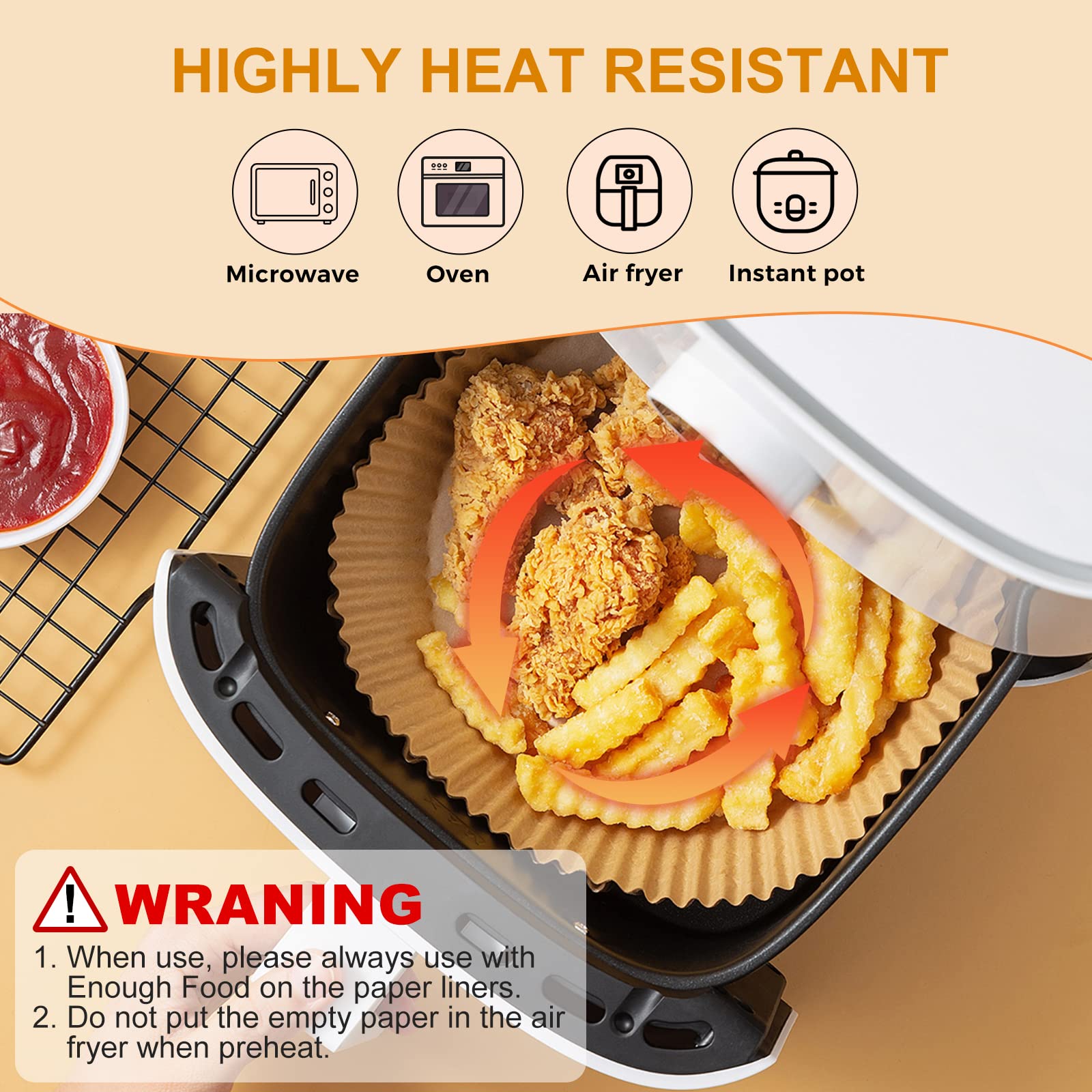 Vailnd liner withstands up to 428°F for versatile baking