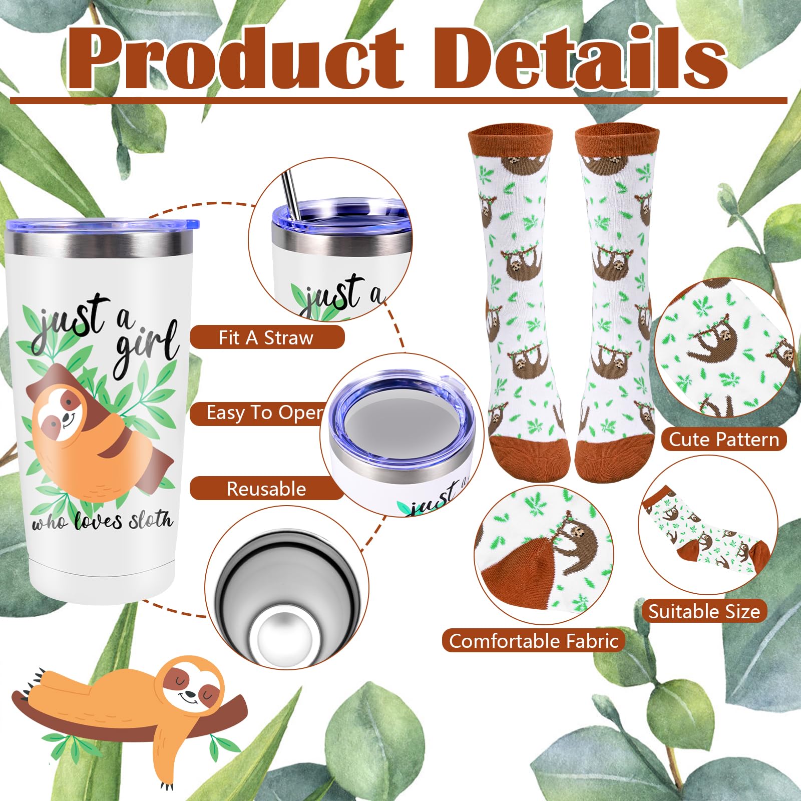 VAIPI sloth cosmetic bag organizer for cosmetics and small items