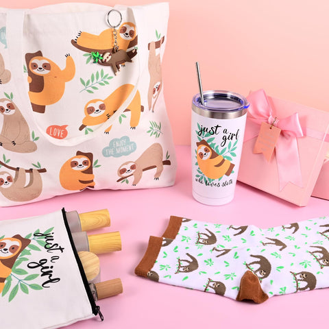 VAIPI sloth gift basket charming collection for birthdays and holidays