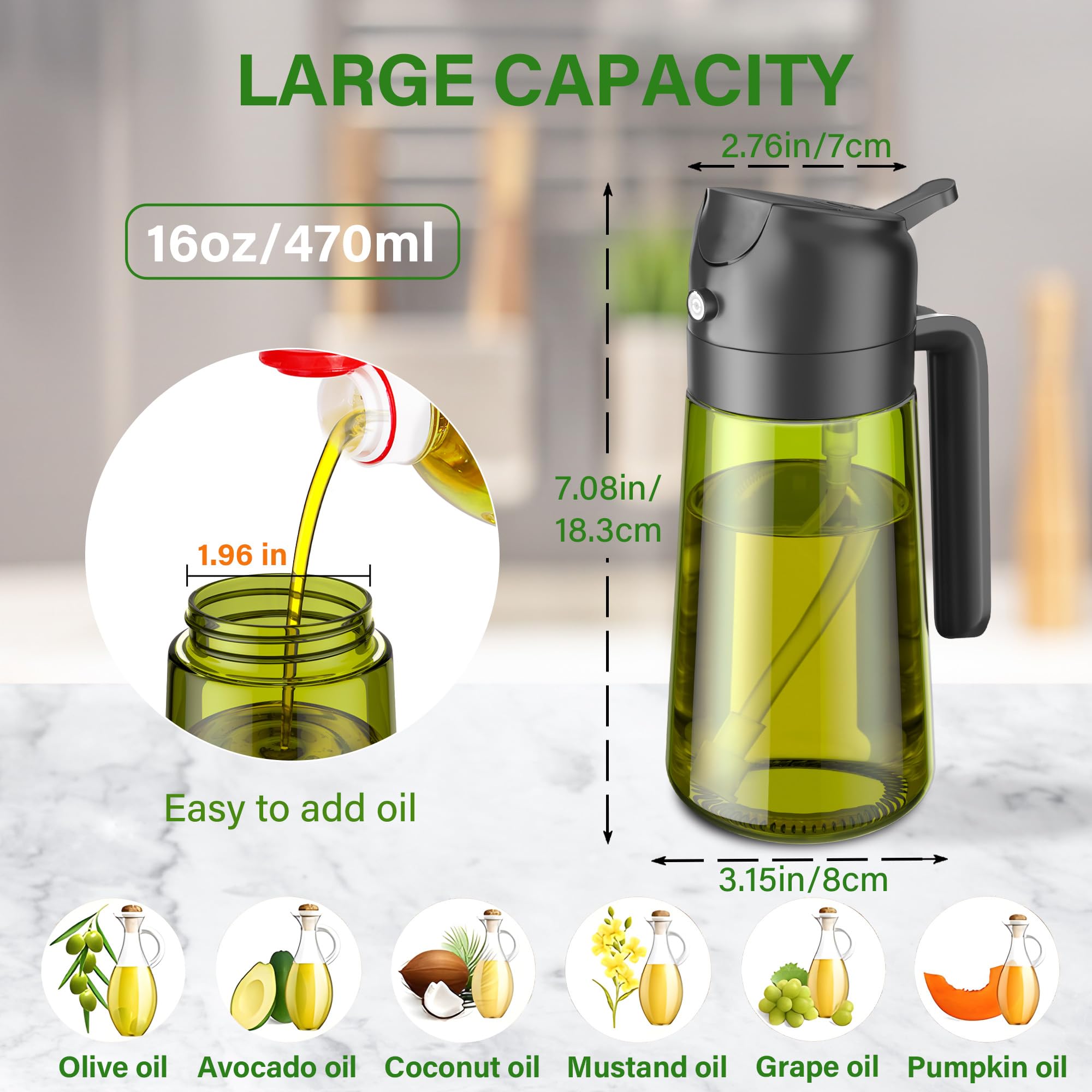 Vakoo drip-proof nozzle for mess-free kitchen use