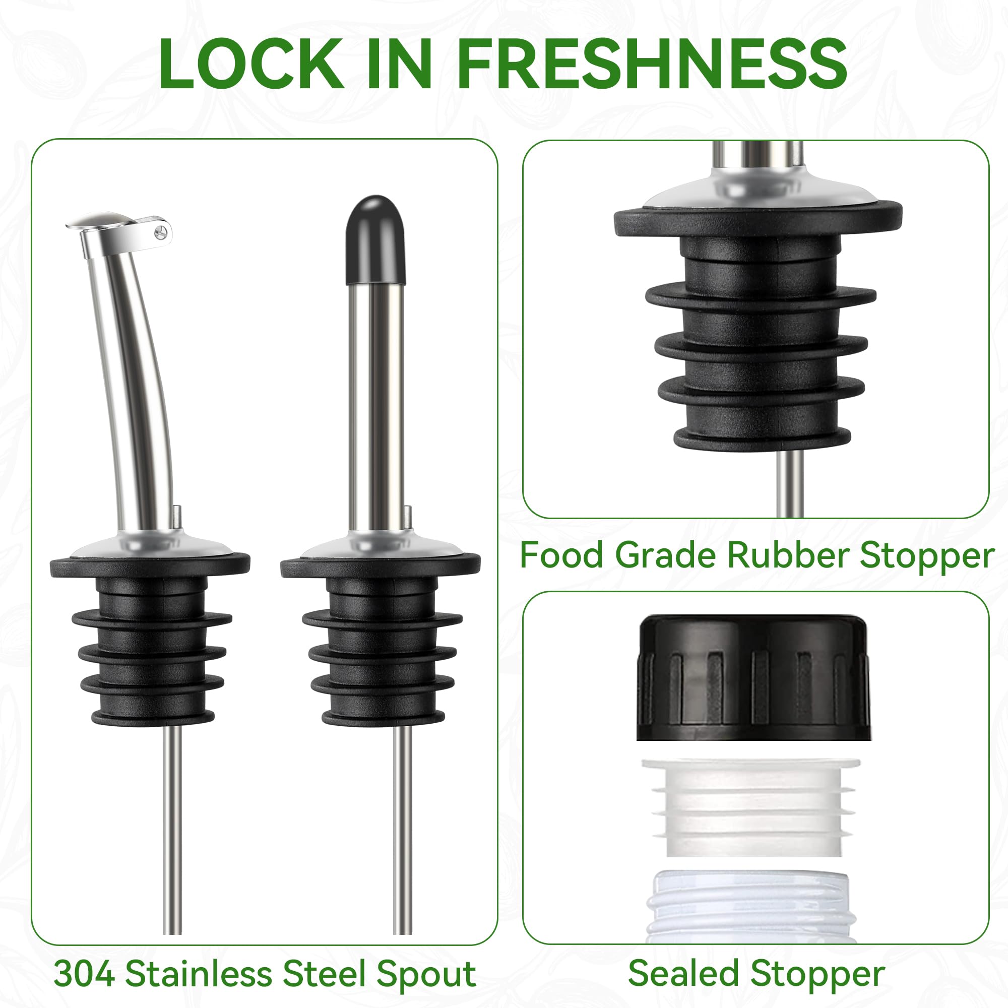 Vakoo pouring spouts set enables one-handed, mess-free pours.