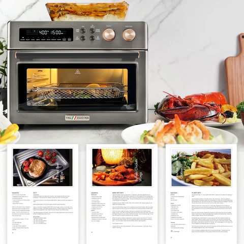 VAL CUCINA air fry basket ready for healthier crisp results