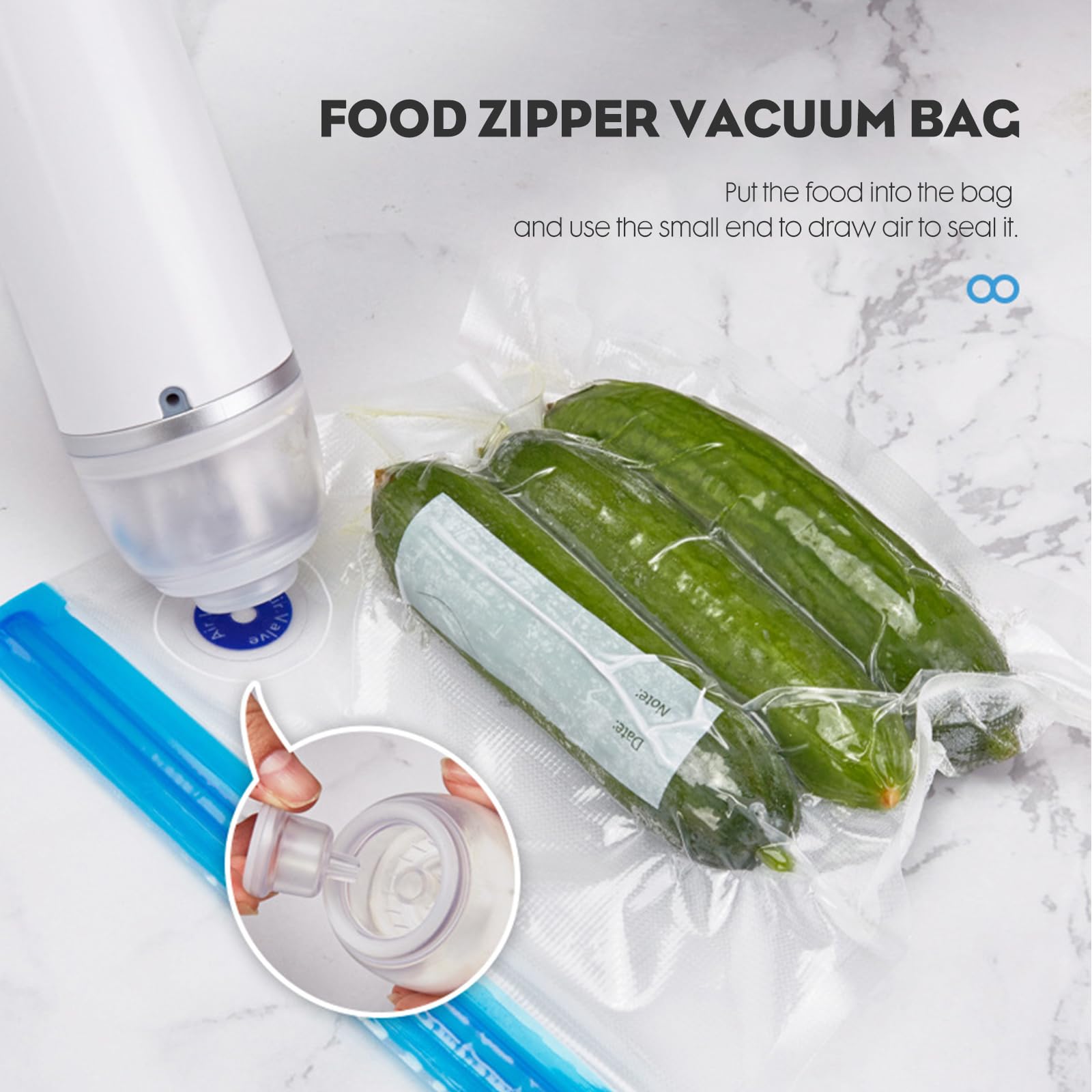 Portable travel bundle with compact pump and bags