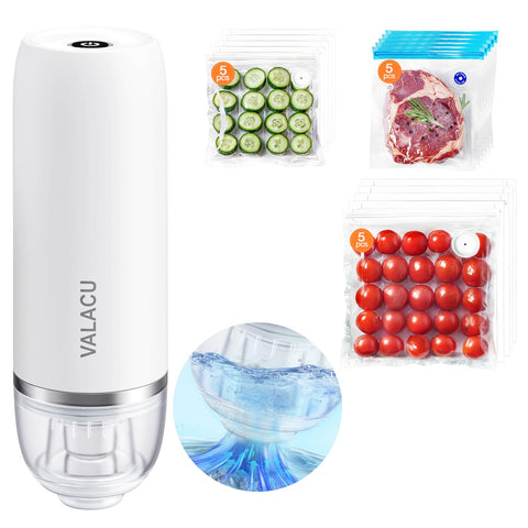 VALACU vacuum sealer pump handheld for portable sealing on the go