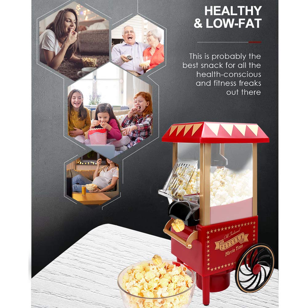 VAlinks BPA-free popcorn maker, safe and healthy snacking option.