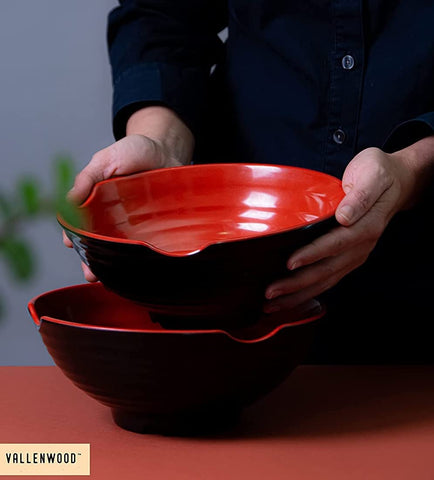 VALLENWOOD 52 oz bowls highlighted for generous portions and noodle-friendly serving
