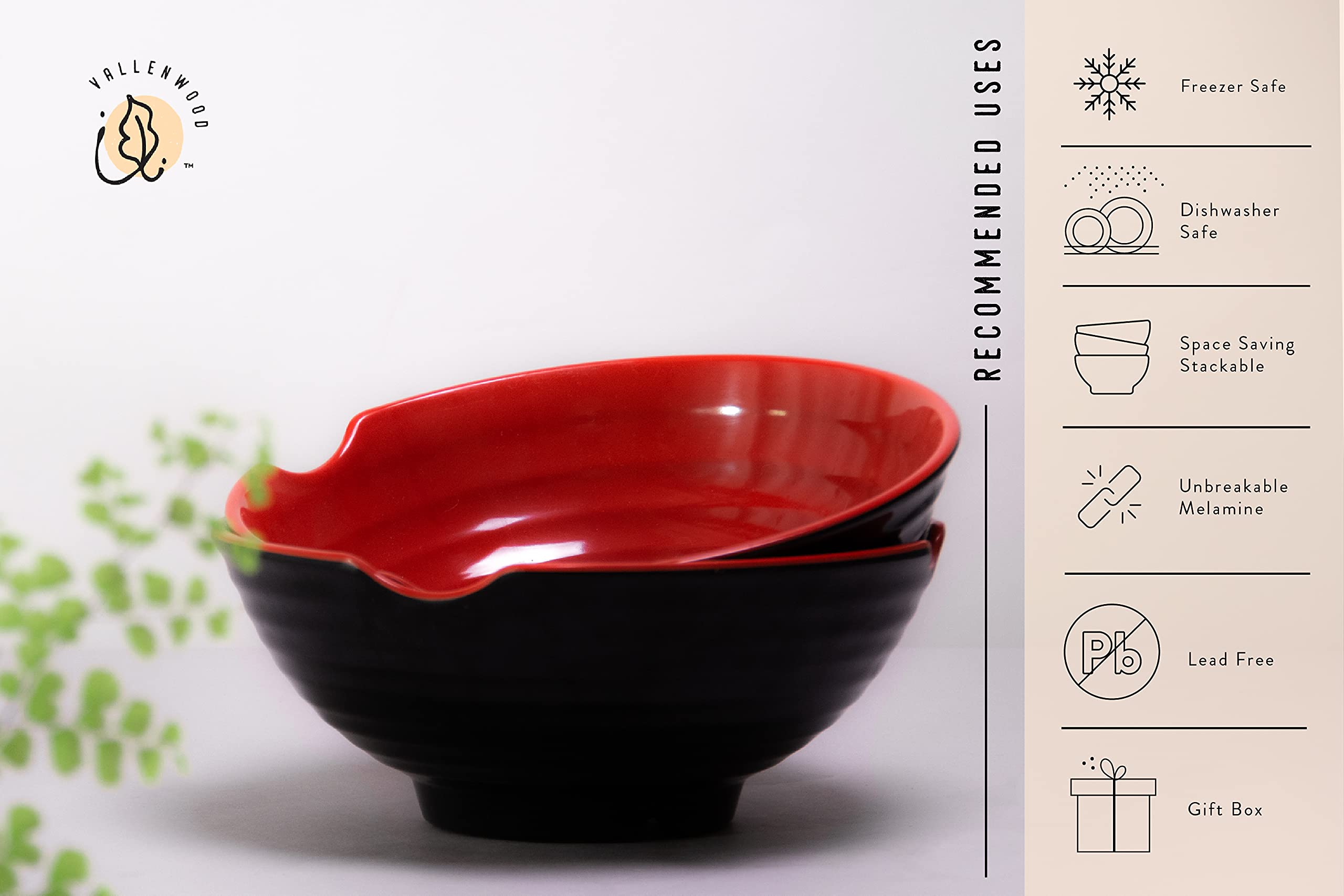 VALLENWOOD bowls are dishwasher-safe for quick cleanup