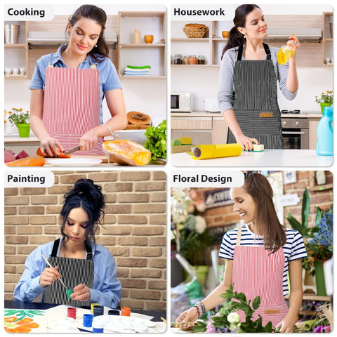 VALOME stylish daily-use apron enhances kitchen or studio tasks.