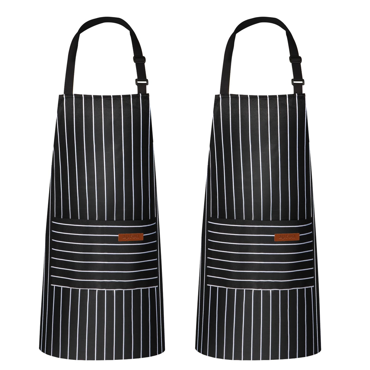 VALOME dual-pocket apron design keeps tools within reach while cooking.