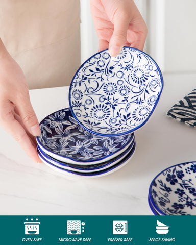 Vancasso blue white floral spoon rest detail showcases timeless kitchen art