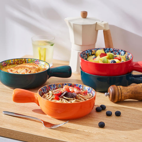 Vancasso Bohemian pattern adds color to your dinner table.