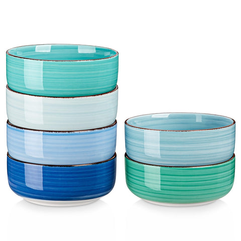 Vancasso Bonita 24oz bowl spiral design enhances cereals at every breakfast.
