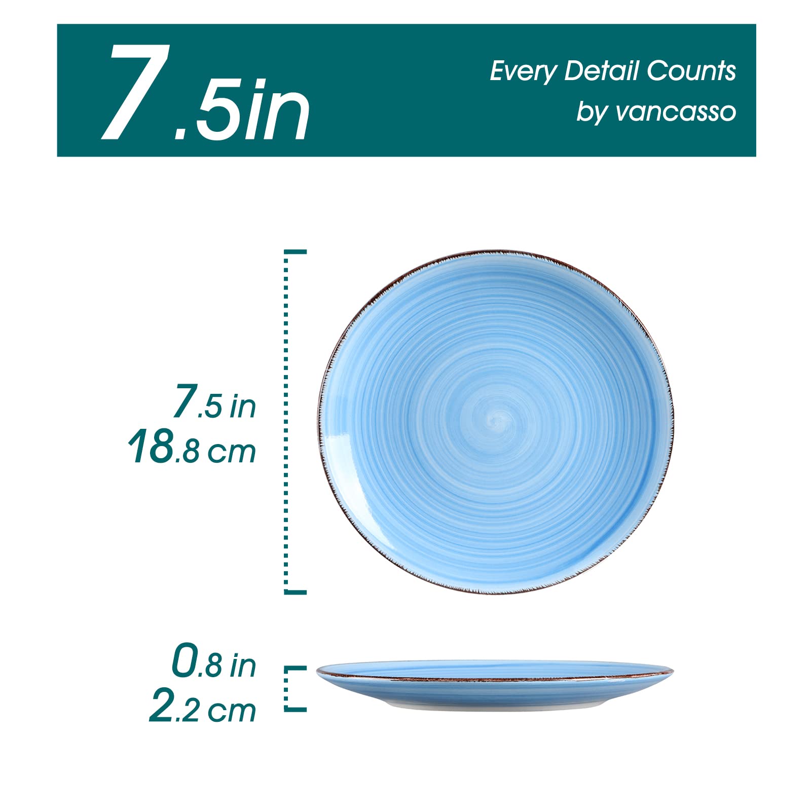 Bonita Blue six-toned glaze adds contemporary elegance to tableware
