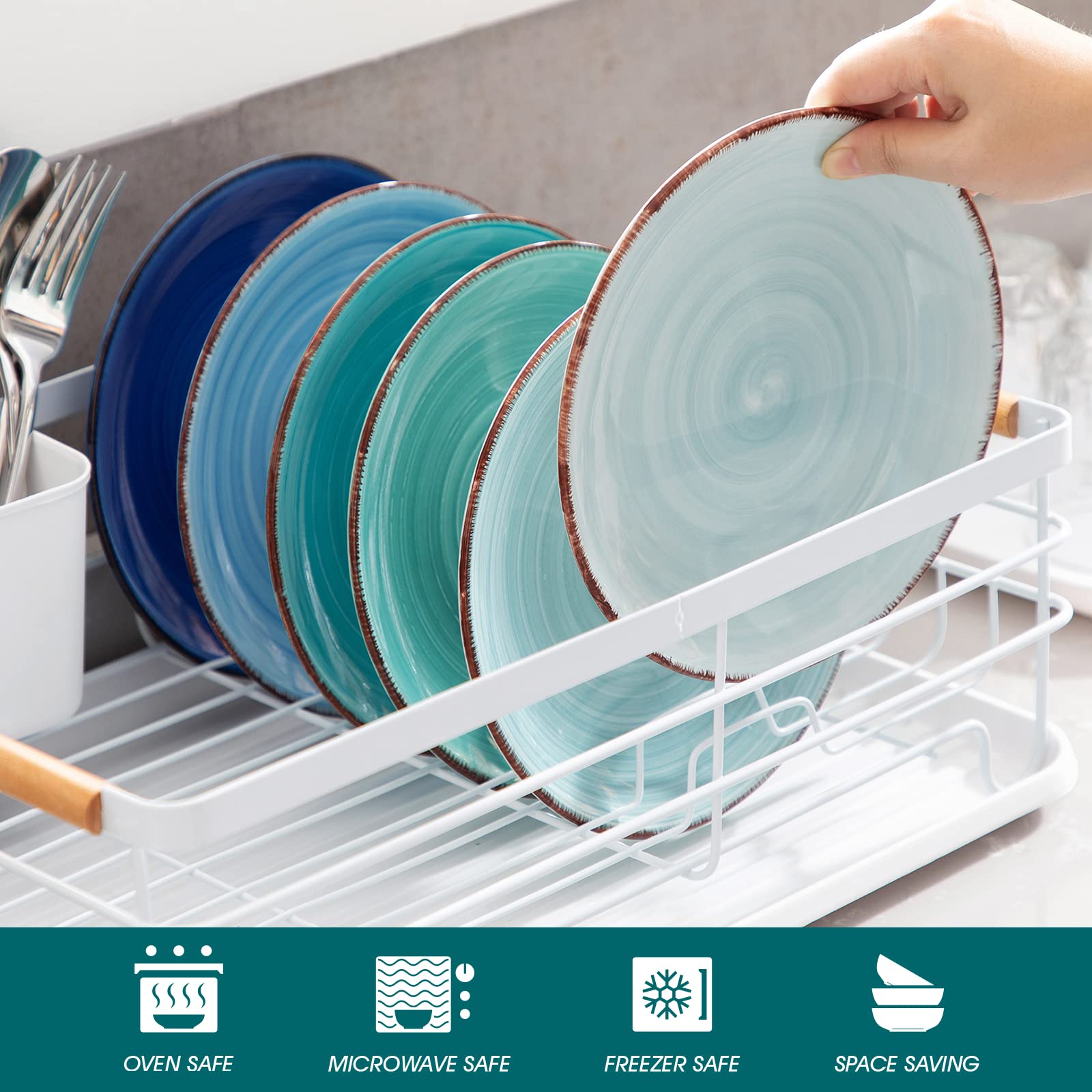Vancasso Bonita Blue stoneware delivers durable everyday use