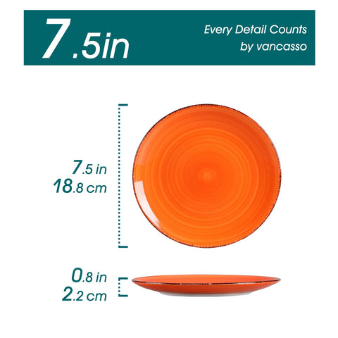 Vancasso Bonita Muticolor salad plate showing multicolor glaze for modern table appeal