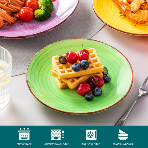 Vancasso Bonita spiral bowl enhances serving and family dinners.