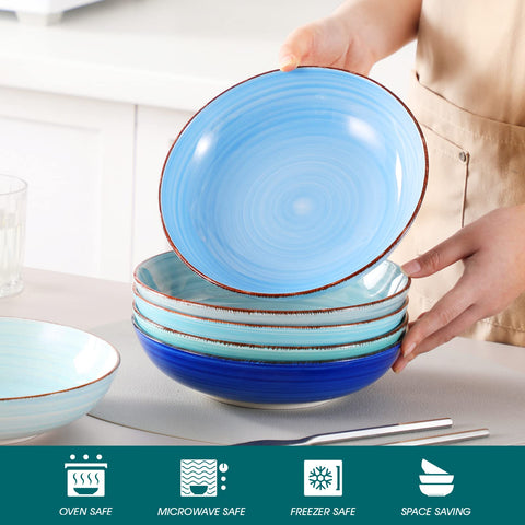 Sturdy porcelain construction of Bonita bowls for daily use