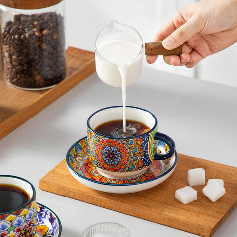 Vancasso bright bohemian pattern adds vibrant color to your table.