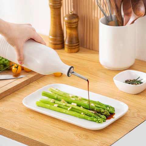 Vancasso ceramic bottle used as decorative vase in home