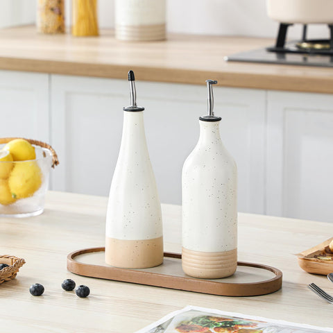 Vancasso ceramic dispenser combines functionality with craftsman-inspired design.