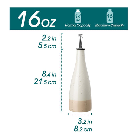 Vancasso ceramic dispenser with airtight seal preserves freshness and flavor.