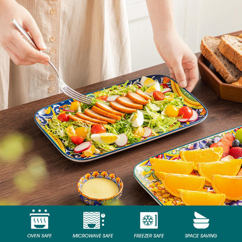 Vancasso platters with charcuterie and desserts for guests.