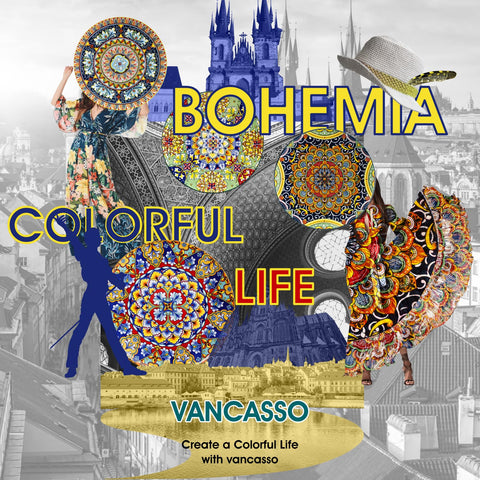 Vancasso dinner plates add color to table settings and walls