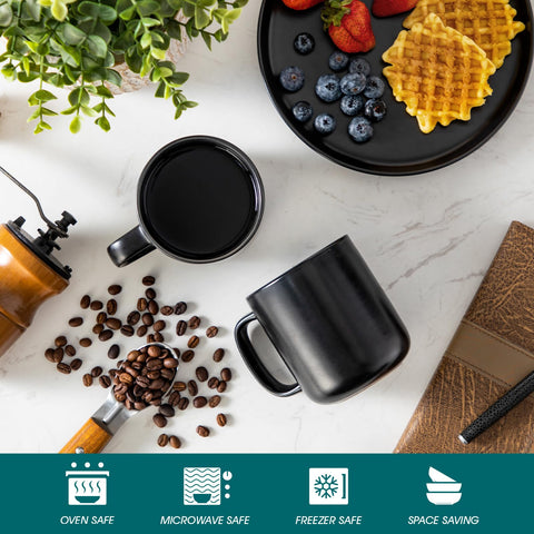 vancasso glazed stoneware mug interior emphasizes durability and easy cleaning