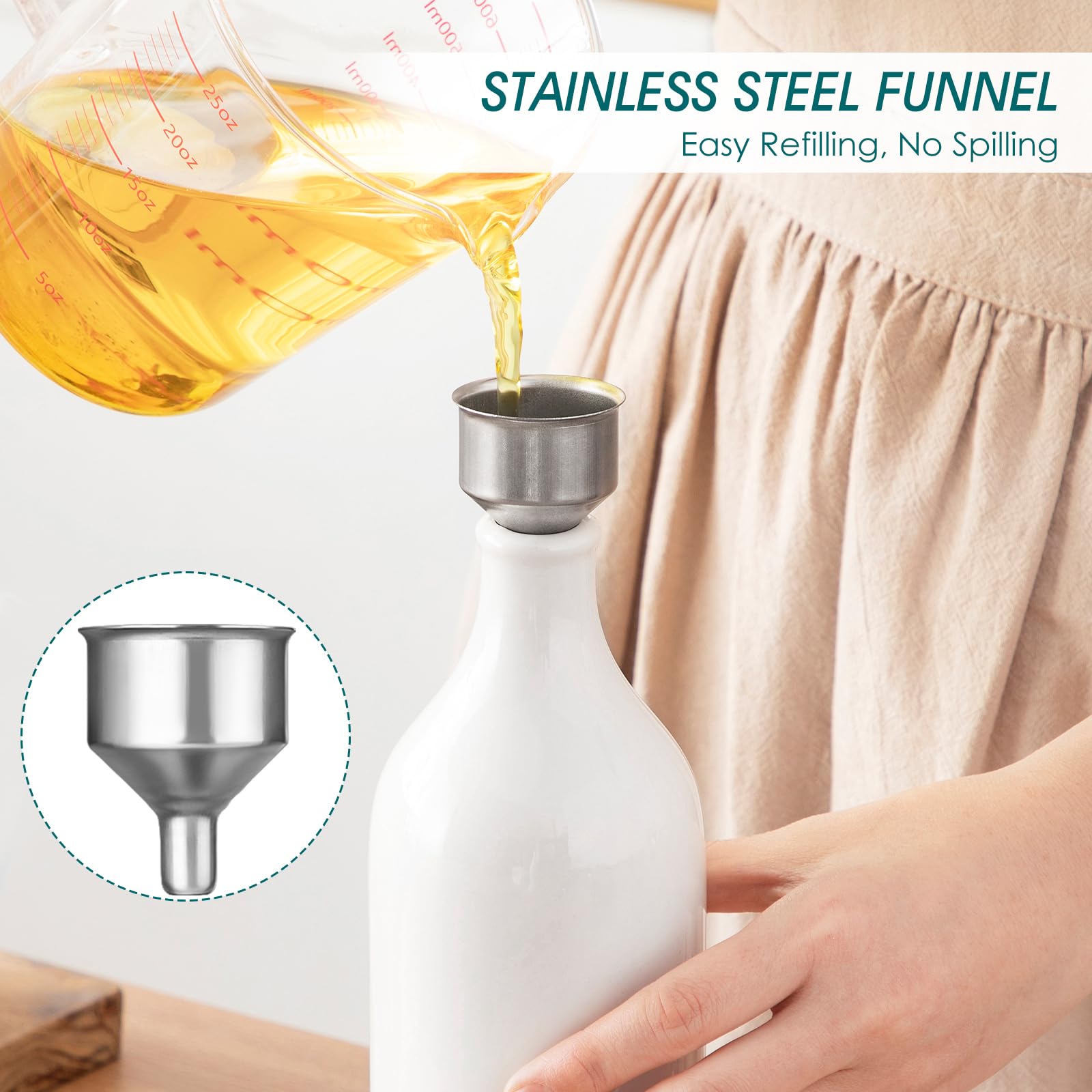 Vancasso white ceramic dispenser surface is easy to clean