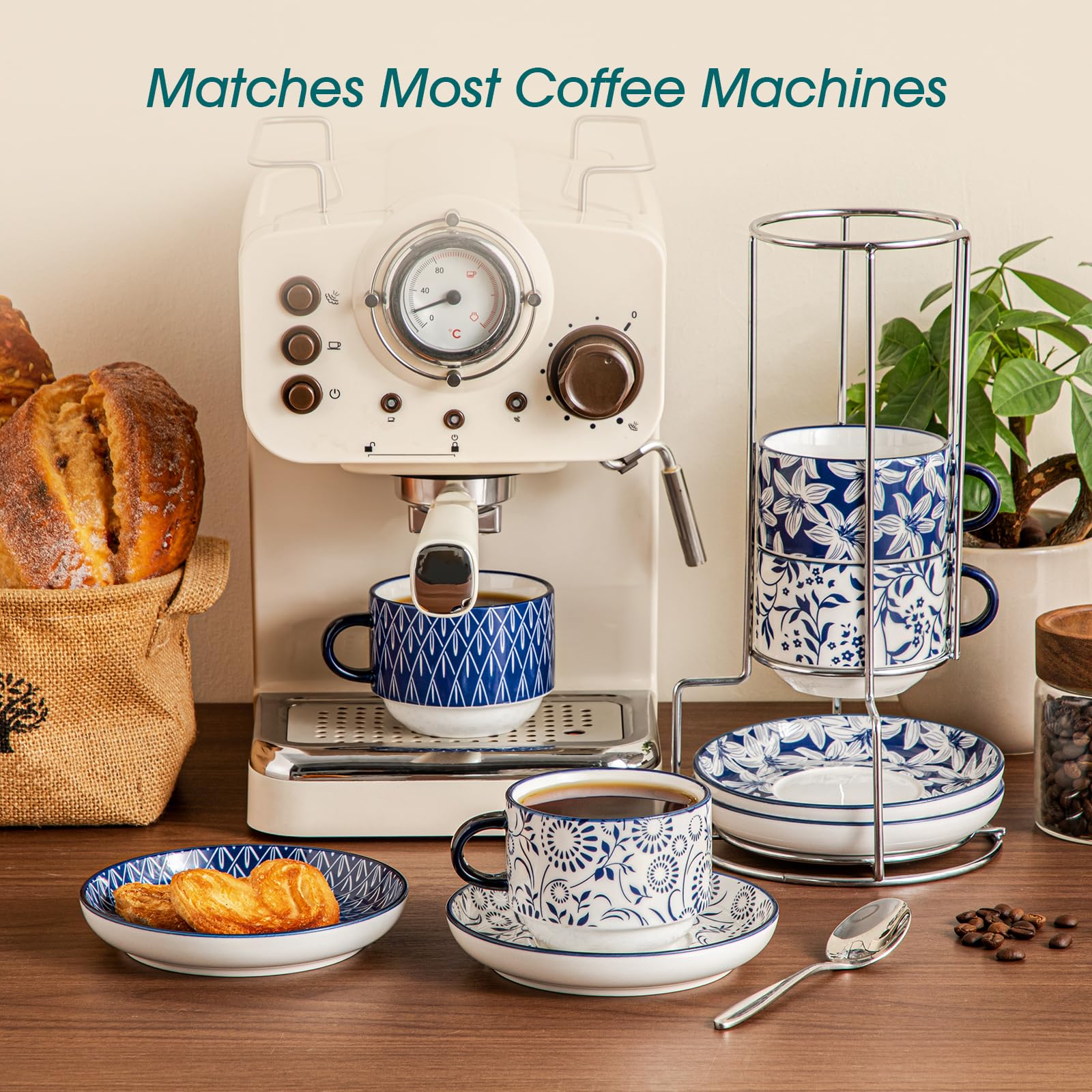 Vancasso gift-ready coffee cup set perfect for holidays or special occasions