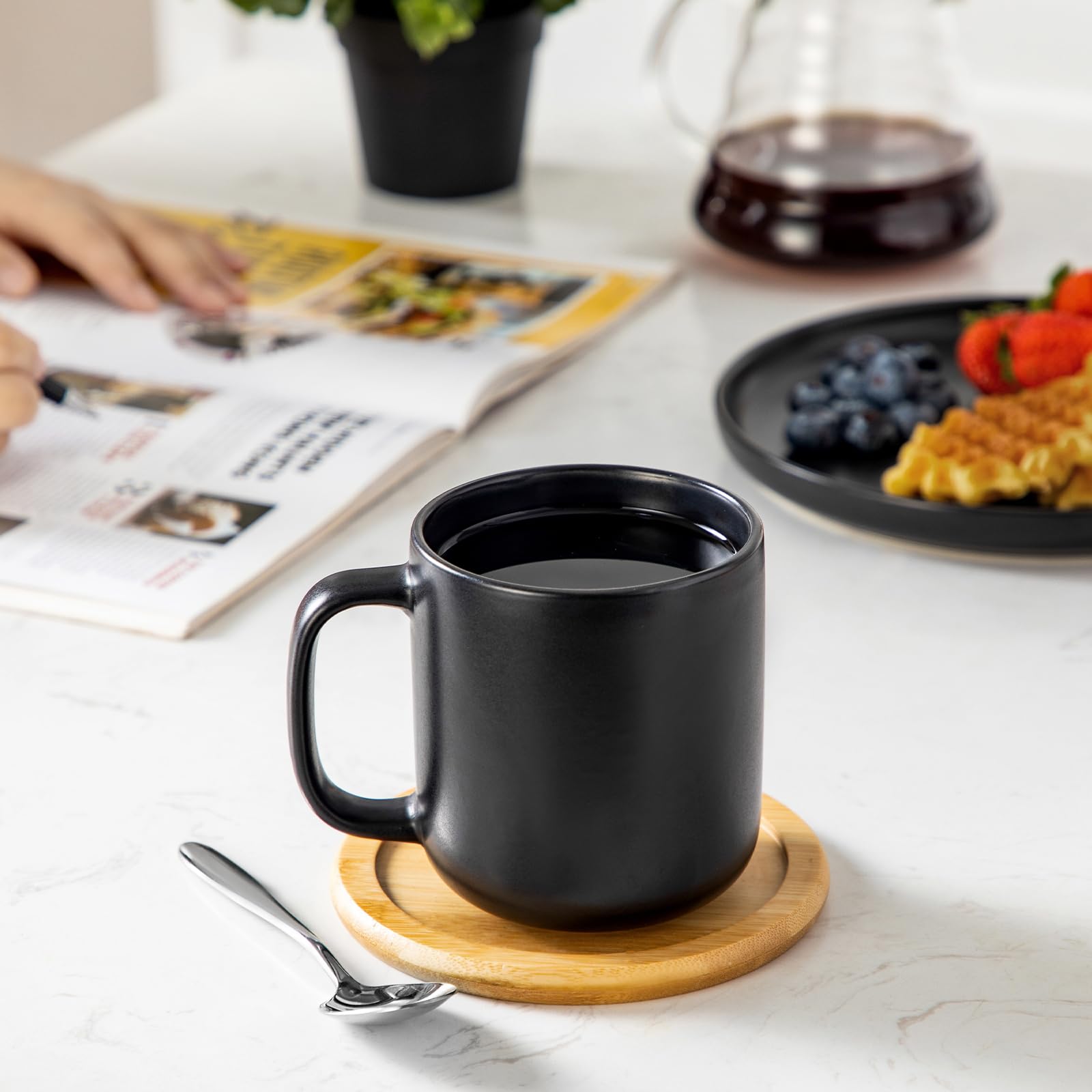 vancasso microwave-safe mugs family-friendly convenience for reheating beverages