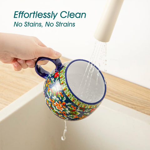 Vancasso latte mug in 16oz with stylish designs