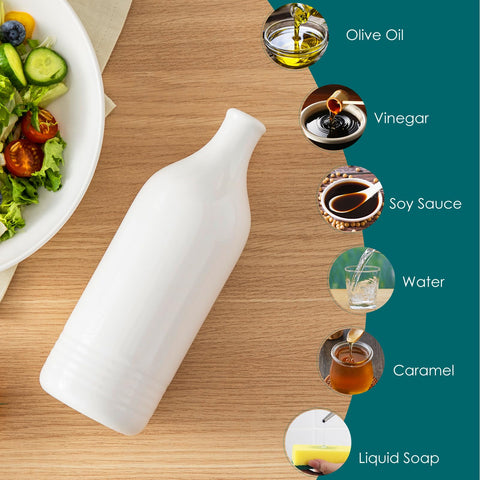 Vancasso versatile bottle for oil, vinegar, and dressings in kitchen