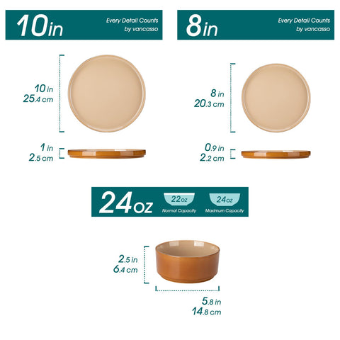 Vancasso Onion 8-inch salad plate with creamy interior for vibrant plating