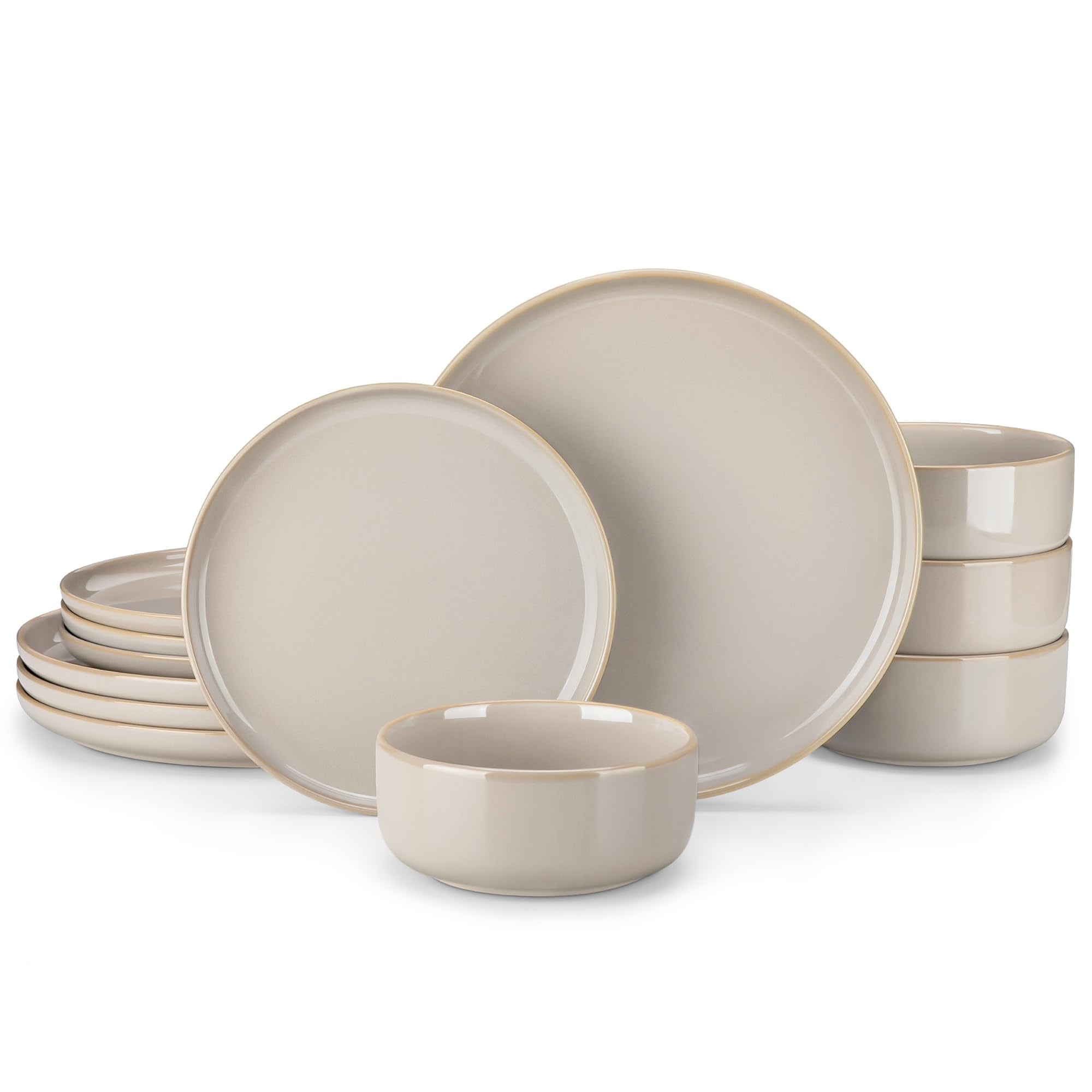 Vancasso Playa 10.25-inch grey dinner plate for everyday dining.