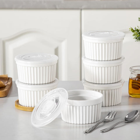 Dishwasher, oven, and freezer safe for flexible cooking and storage.