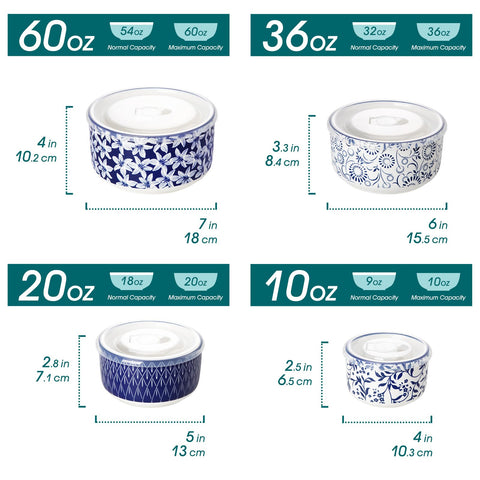 Vancasso Selene 60oz ceramic bowl highlighting generous capacity for mixing and serving.