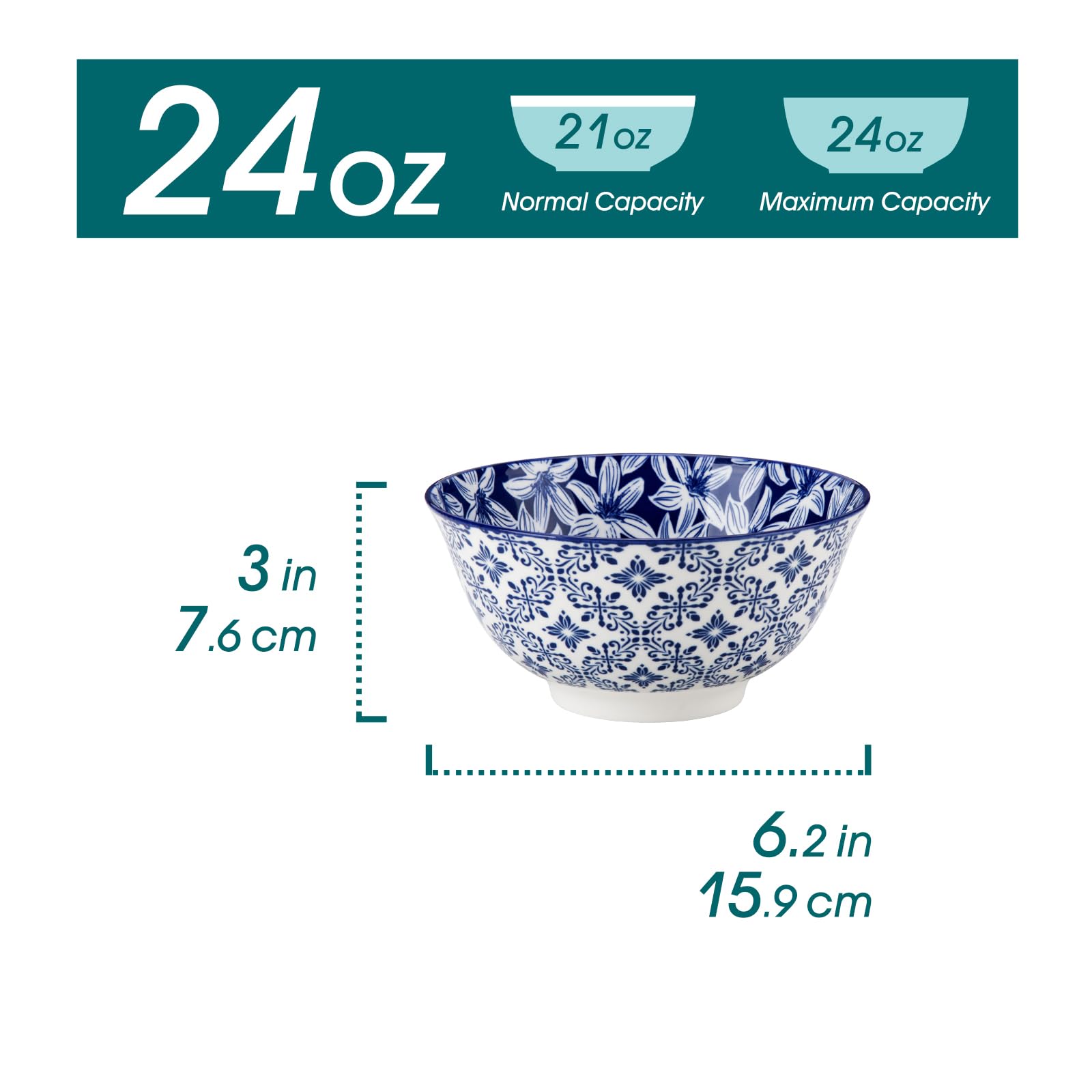 Vancasso Selene 24 oz bowl for pasta and salads, heat resistant.