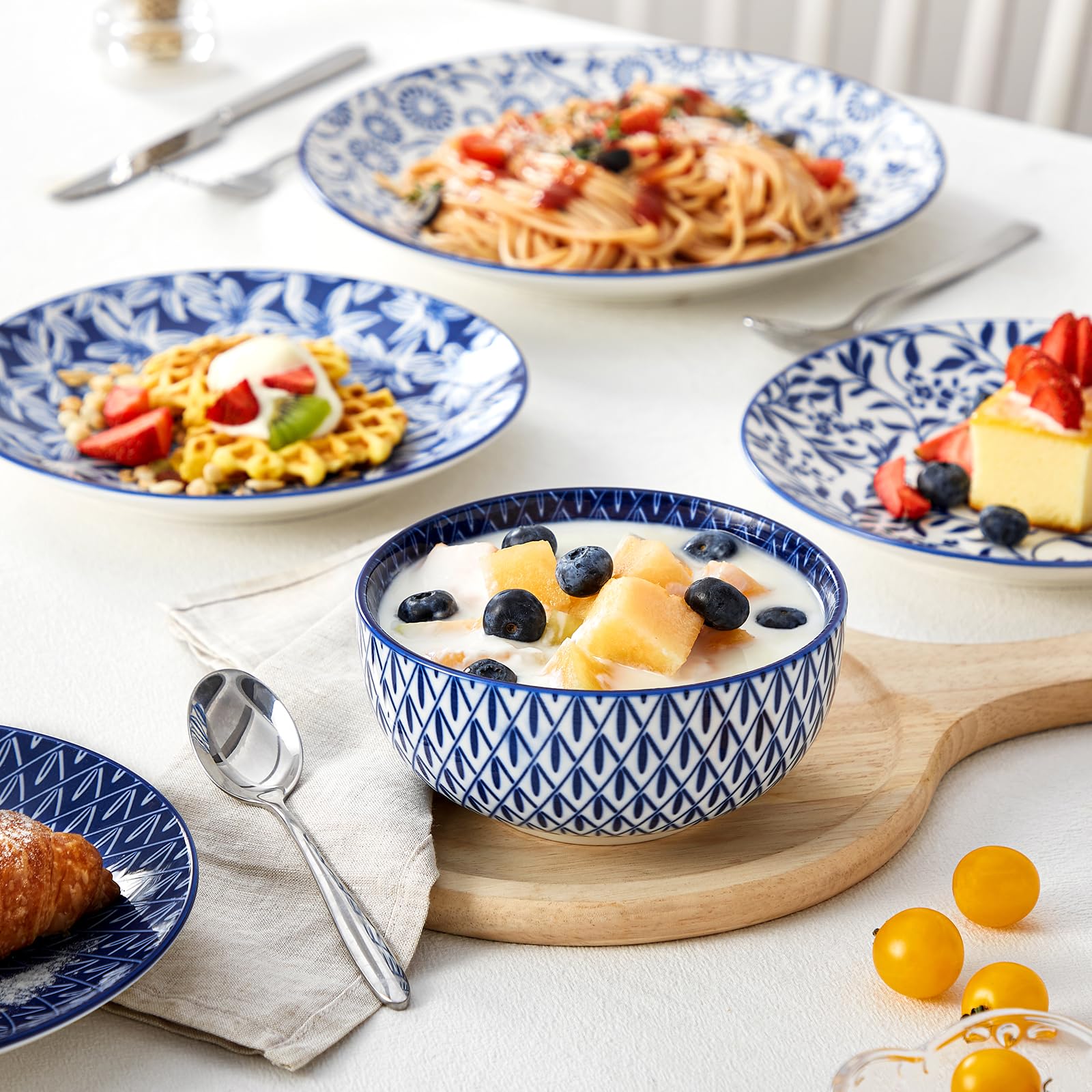 8.25-inch dessert plates pair with courses for cohesive dining