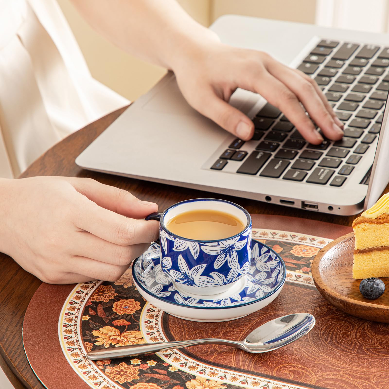 Vancasso Selene dishwasher-safe porcelain simplifies cleanup