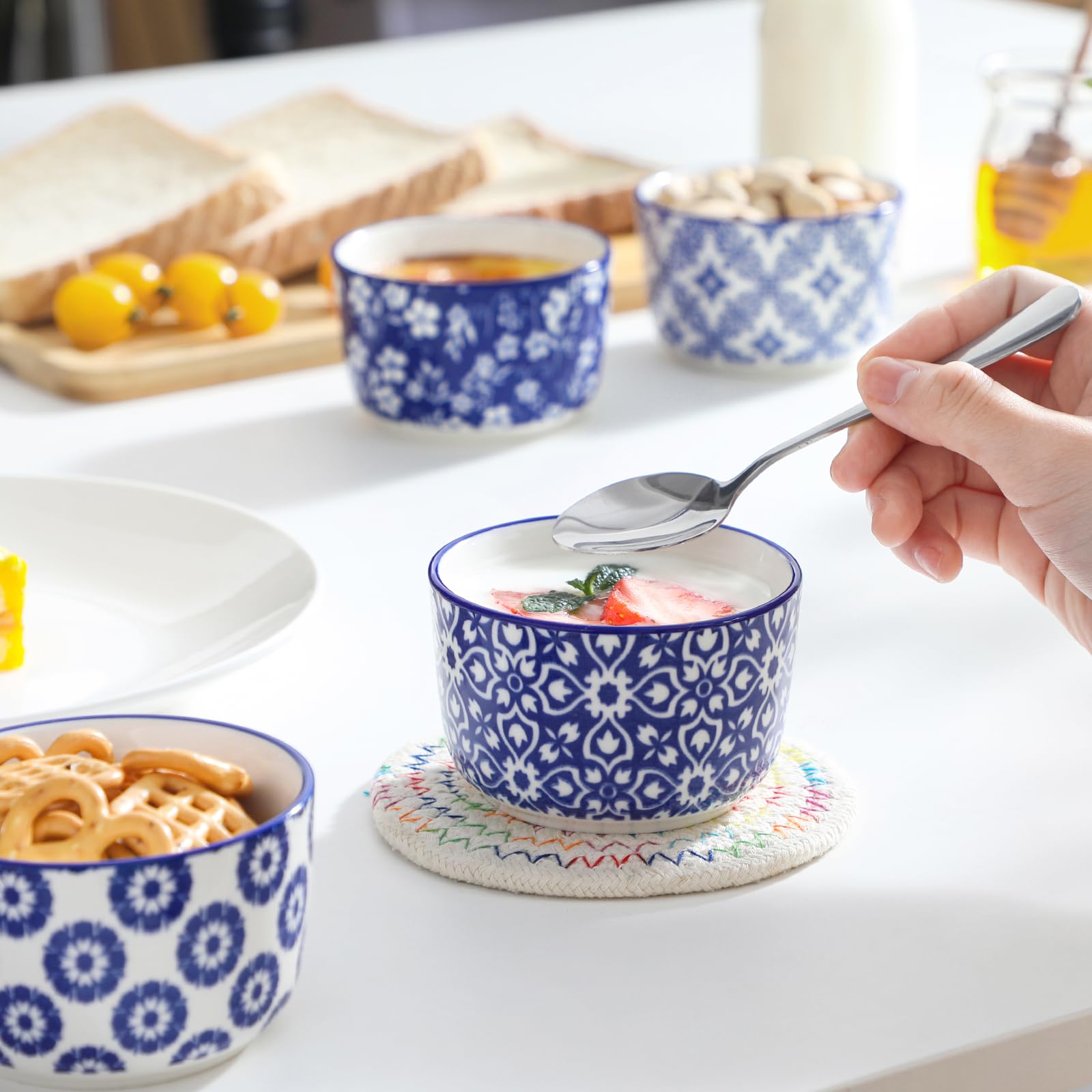 Vancasso Selene 6oz ramekins make a thoughtful gift for hosts and gatherings.