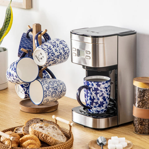 Vancasso Selene durable porcelain mug highlights sturdy construction for everyday use.