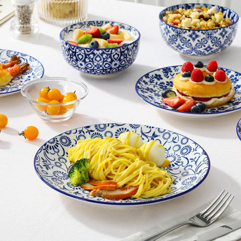 Vancasso Selene porcelain is microwave and dishwasher safe for easy cleanup.