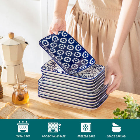 Microwave-safe and oven-safe Vancasso Selene plate for quick reheats