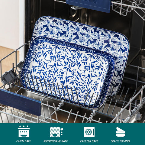 Vancasso SELENE microwave-safe tray suitable for reheating