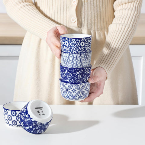 Vancasso Selene ramekins withstand up to 450°F for versatile recipes.
