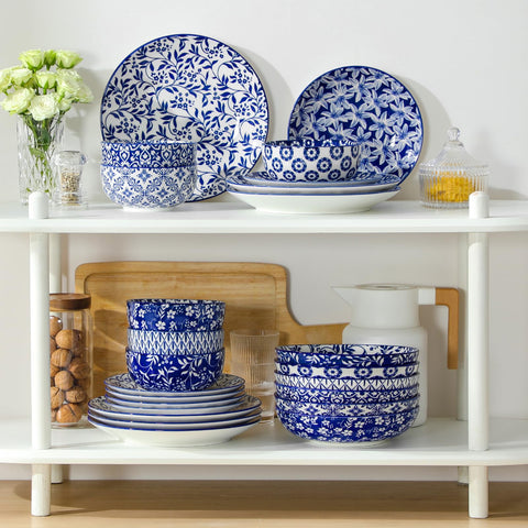 Vancasso Selene stackable design saves cabinet space and makes storage easier.